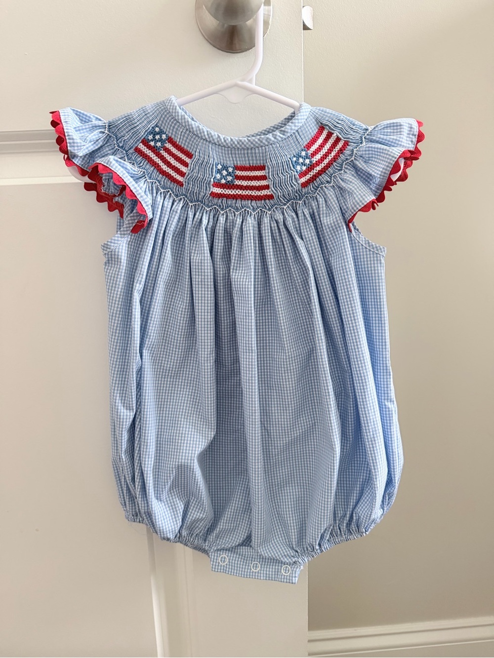 Stitchy Fish Patriotic Baby Bubble